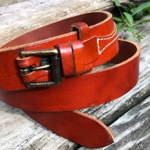LL Bean Leather Belt